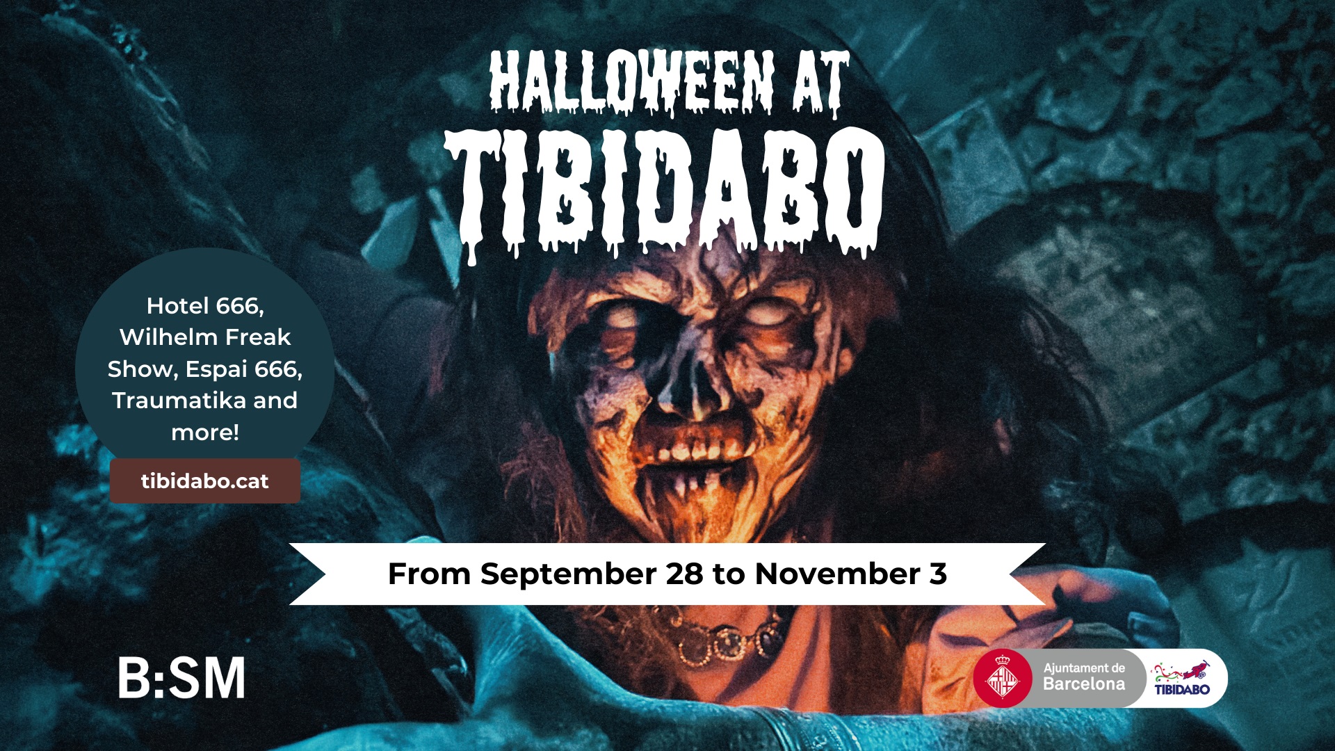 Tibidabo Barcelona Halloween 2024