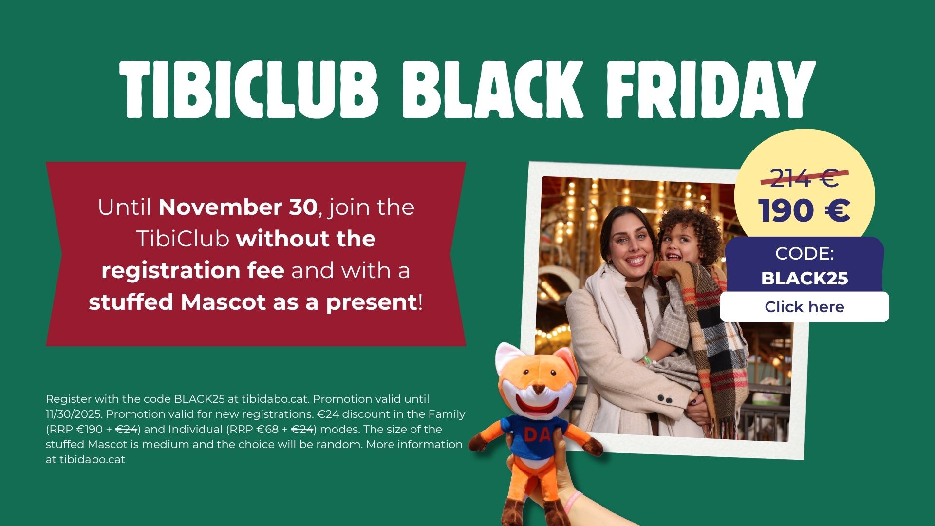 Tibidabo TibiClub Black Friday