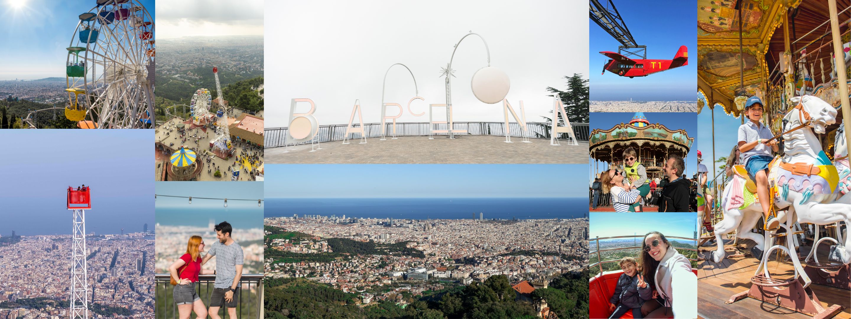 Tibidabo Àrea Panoràmica Mirador Barcelona