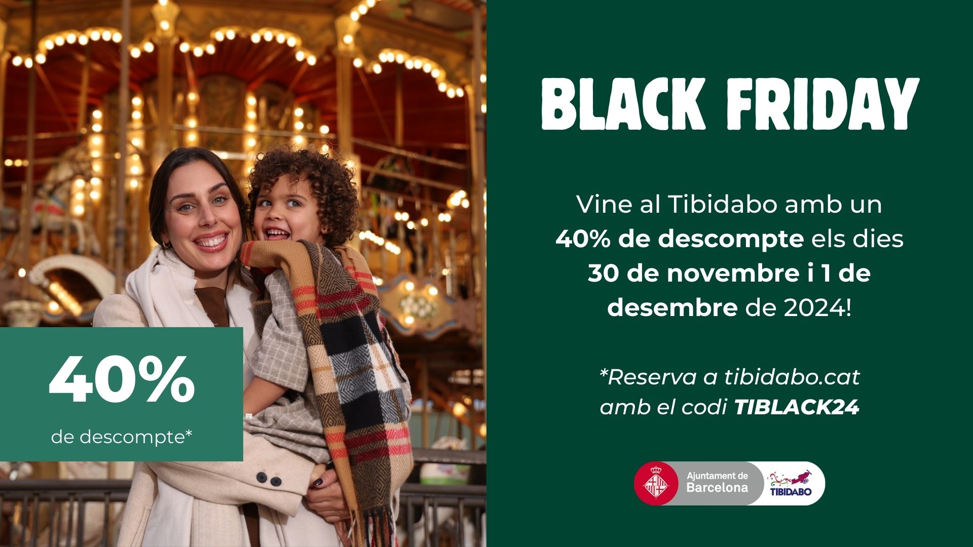 Tibidabo Barcelona Black Friday