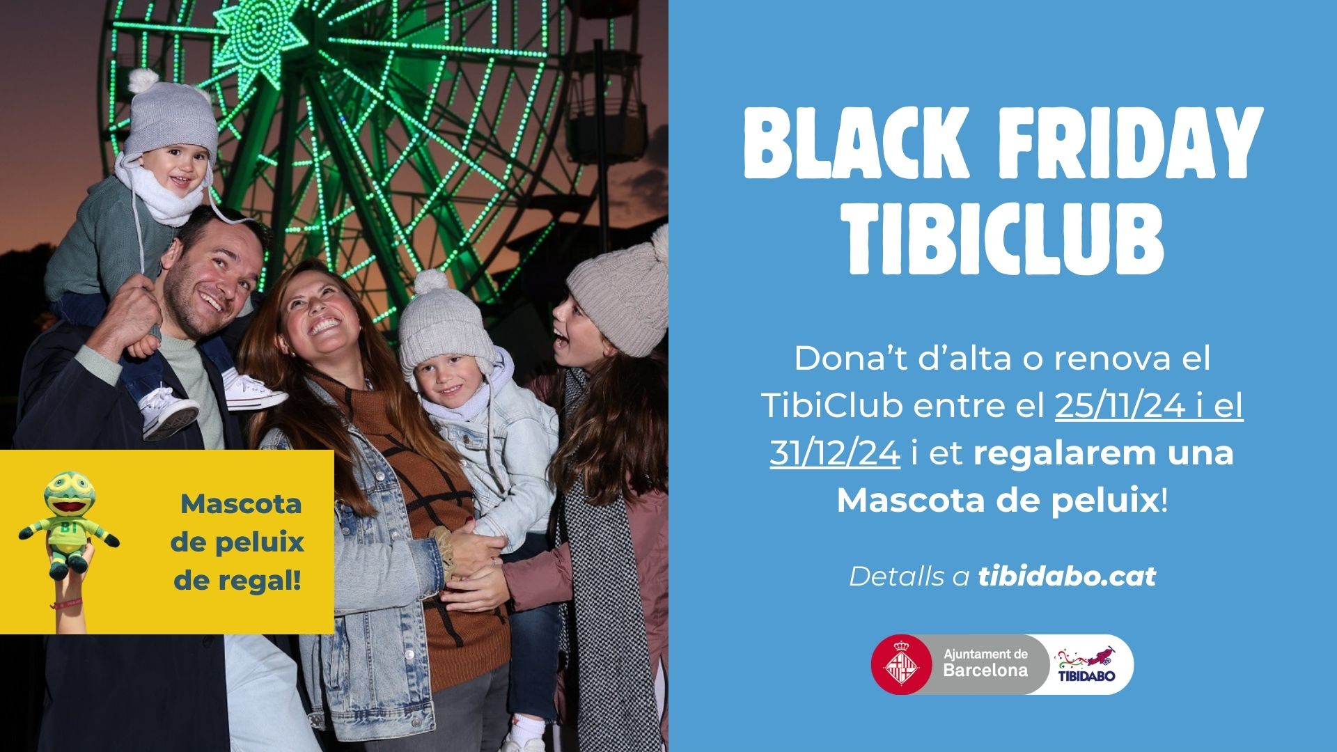 Tibidabo Barcelona Black Friday TibiClub