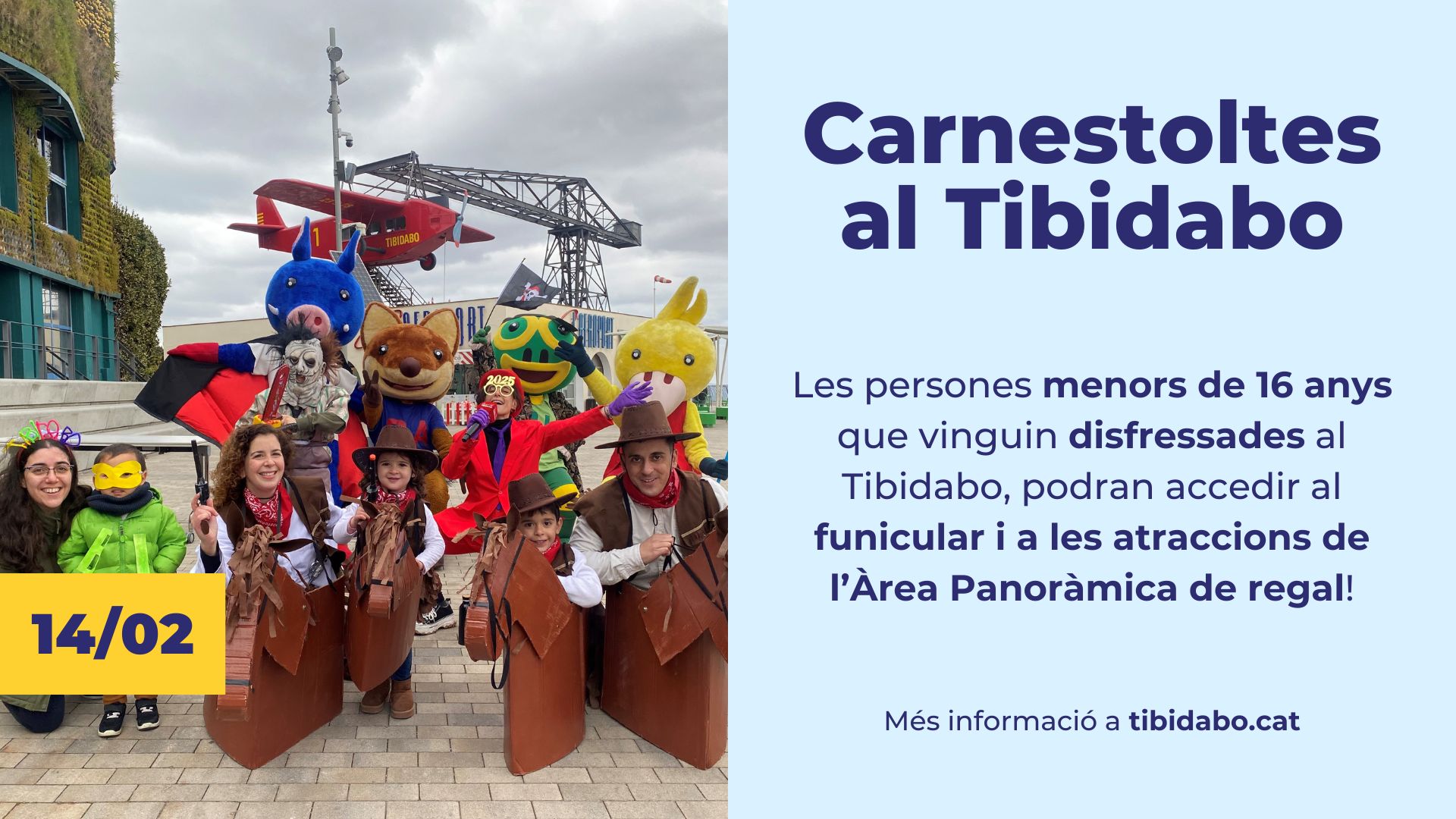 Tibidabo Carnestoltes Barcelona 2026
